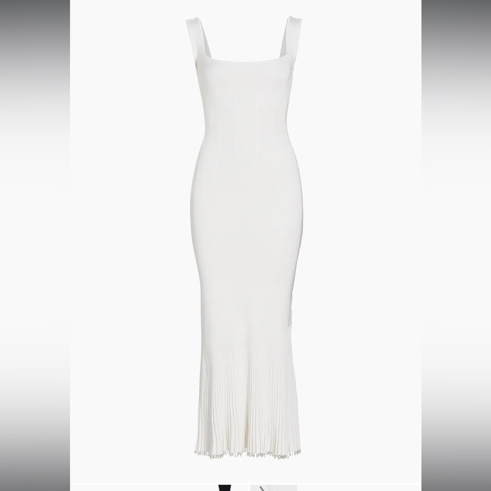 Galvan London Atalanta Sleeveless Beaded Maxi-Dress